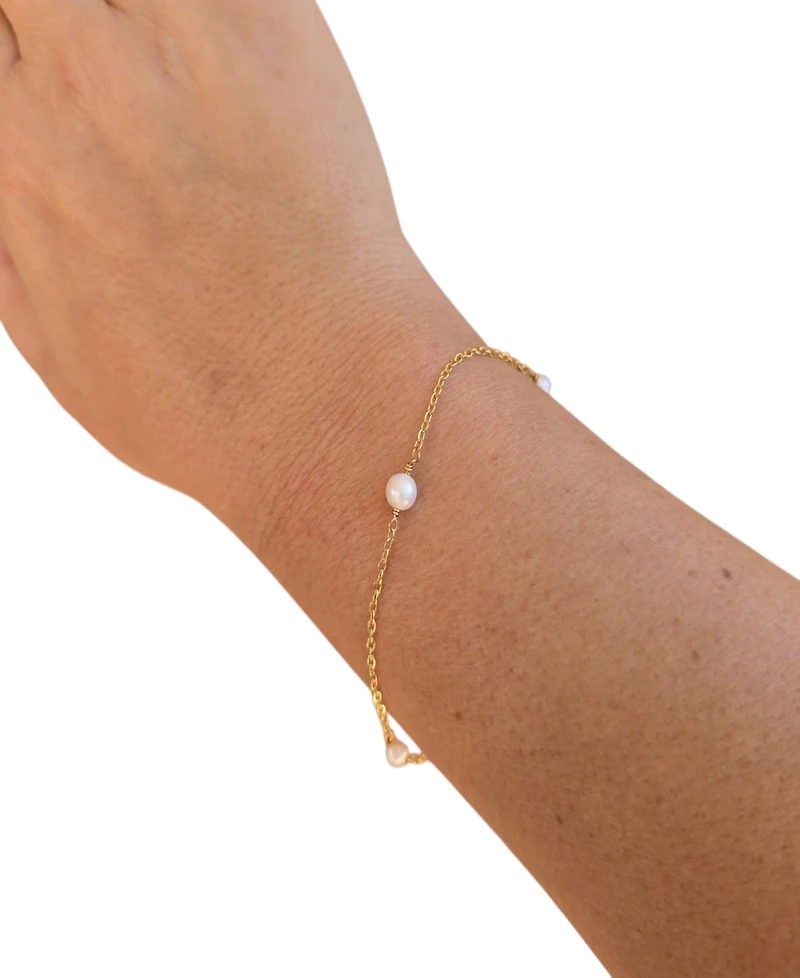 Minu Jewels Freshwater Pearl Link Bracelet