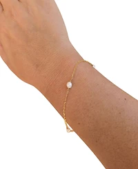 Minu Jewels Freshwater Pearl Link Bracelet