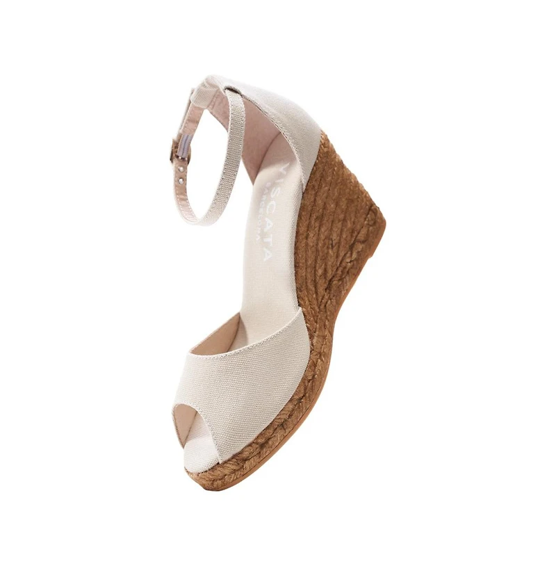 Aiguafreda Canvas Espadrille Sandal Wedges