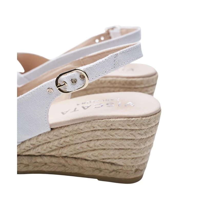 Llansa Limited Edition Canvas Espadrille Sandal Wedges