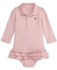 Polo Ralph Lauren Baby Girls Ruffled Dress