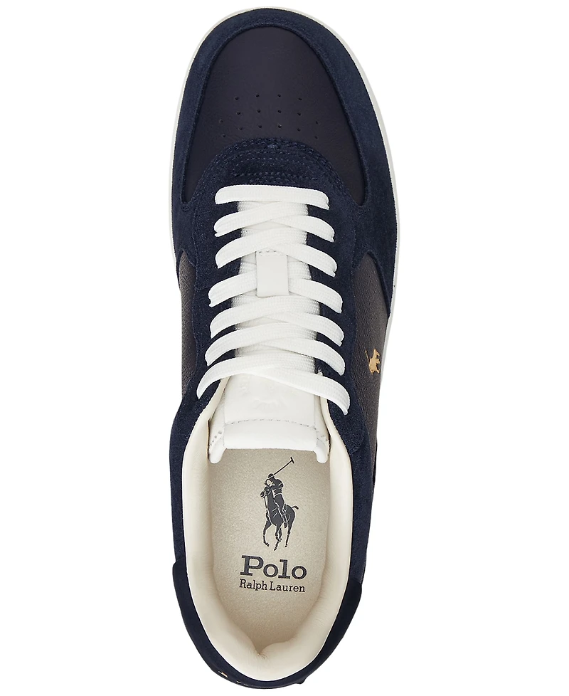 Polo Ralph Lauren Men's Masters Court Leather & Suede Sneakers