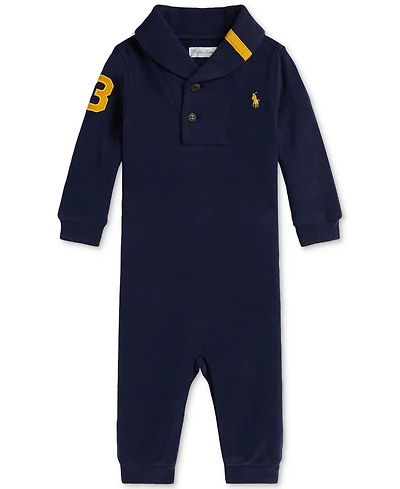 Polo Ralph Lauren Baby Boys Rib-Knit Coverall