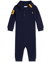 Polo Ralph Lauren Baby Boys Rib-Knit Coverall