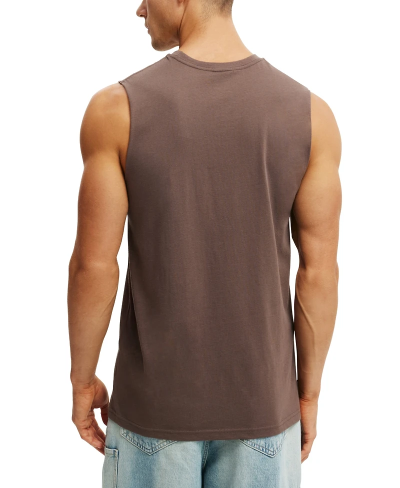 Cotton On Men's Graphic Muscle Tank Top