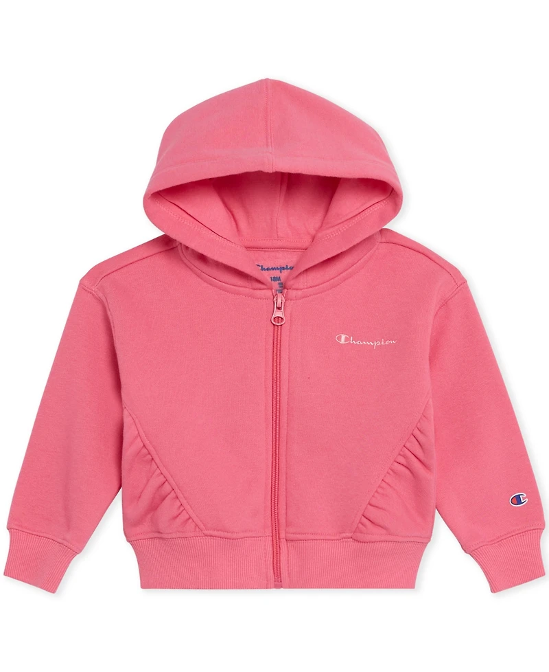 Champion Baby Girls 2-Piece Hoodie and Bootcut Pants Set