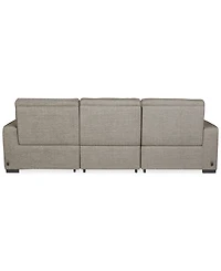 Miren -Pc. Fabric Sectional with Power Headrest Recliners