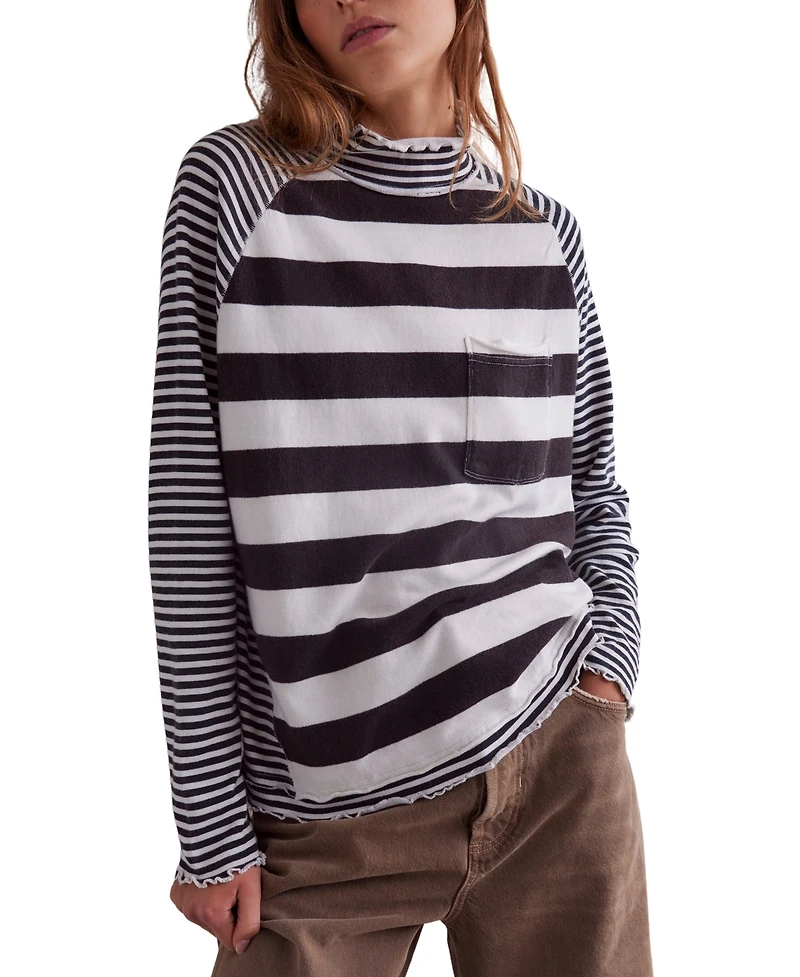 Free People Women's Punk Playful Turtleneck Top