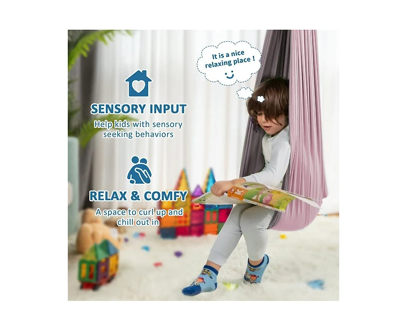 Outree Sensory Swing for Kids with 360° Swivel