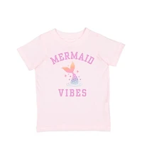 Sweet Wink Little and Big Girls Mermaid Vibes Short Sleeve T-Shirt