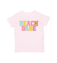 Sweet Wink Baby Girls Beach Babe Patch Short Sleeve T-Shirt