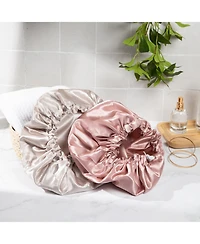 Night 2-pack Satin Shower Cap