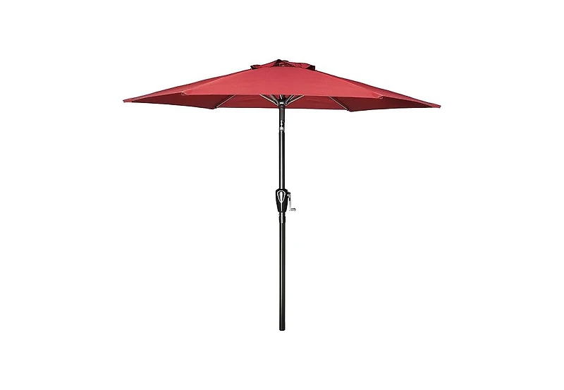Flynama One 9' Patio Umbrella Outdoor Table Market Yard Umbrella with Push Button Tilt/Crank