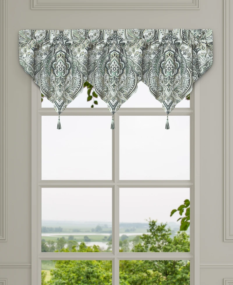 J Queen New York Nico Window Ascot Valance, 40" x 21"