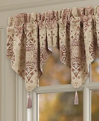 J Queen New York Weston Window Ascot Valance, 21" x 40"
