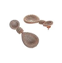 Sohi Teardrop-Crystal Drop Earrings