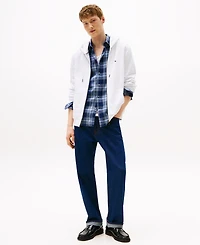 Tommy Hilfiger Men's Long Sleeve Zip-Front Flag Logo Hoodie