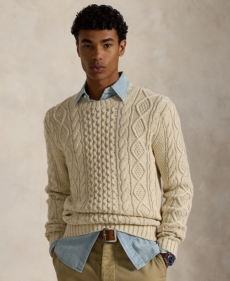 Polo Ralph Lauren Men's The Iconic Fisherman's Sweater