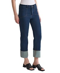 Jones New York Women's Straight Cuff Denim Jeans