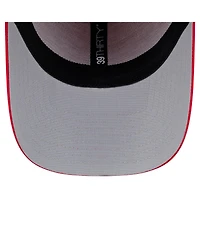 New Era Men's Red Los Angeles Angels Team Tone 39THIRTY Flex Hat
