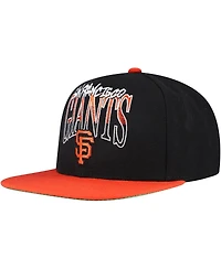 Mitchell & Ness Men's Black San Francisco Giants Rise Up Snapback Hat