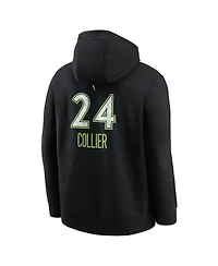 Nike Men's Napheesa Collier Black Minnesota Lynx Rebel Edition Name Number Pullover Hoodie