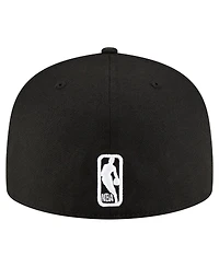 New Era Men's Black Brooklyn Nets 59FIFTY Fitted Hat
