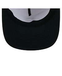 New Era Men's White Pittsburgh Pirates Perforated Golfer Snapback Hat