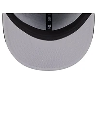 New Era Men's Black Colorado Rockies Overlap 59FIFTY Fitted Hat