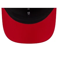 New Era Men's Red Philadelphia Phillies Circle Patch 9SEVENTY Stretch-Snap Hat