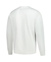 Mitchell & Ness x Bud Men's Light White Cleveland Browns The Crest Pullover Sweatshirt
