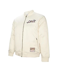 Mitchell & Ness Men's Cream 2000 Nba All-Star Game Full-Zip Satin Jacket