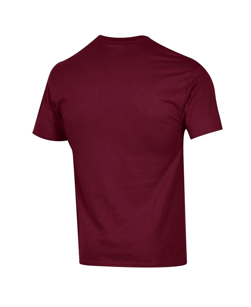 Champion Men's Crimson Harvard Basic Arch T-Shirt