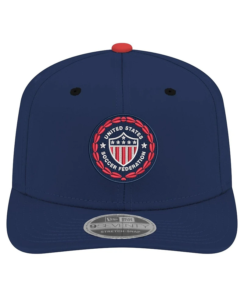 New Era Men's Navy Usmnt 1986 Retro 9SEVENTY Stretch-Snap Hat