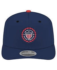 New Era Men's Navy Usmnt 1986 Retro 9SEVENTY Stretch-Snap Hat