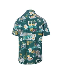 Reyn Spooner Men's Green Bay Packers Scenic Button-Down Shirt