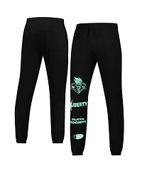 Playa Society Men's and Women's Black New York Liberty Fleece Sweatpants
