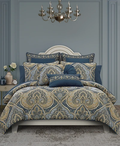Royal Court Messina Damask 3-Pc. Comforter Set