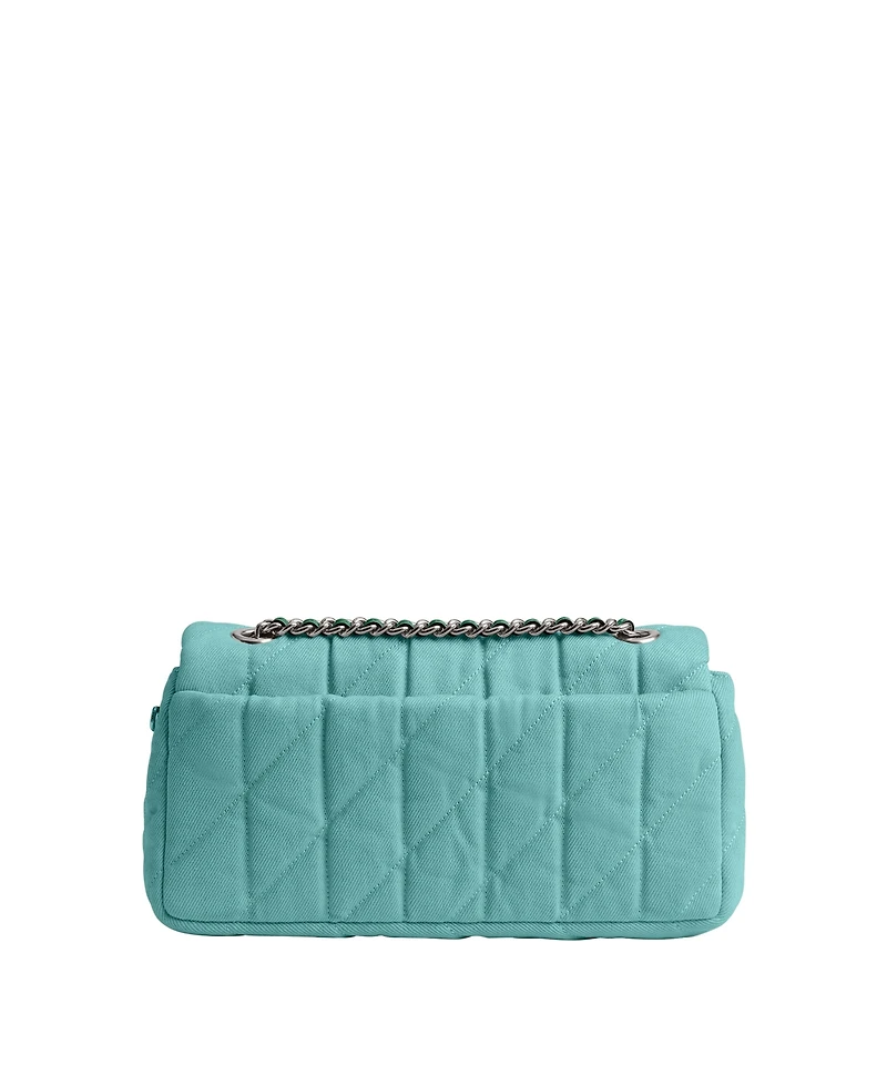 Coach Tabby 26 Denim Quilting Mini Crossbody Bag