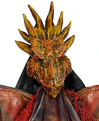 Northlight 70" Lighted and Animated Standing Dragon Man with Sound Halloween Figure