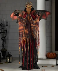 Northlight 70" Lighted and Animated Standing Dragon Man with Sound Halloween Figure