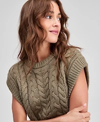 And Now This Women's Extended-Shoulder Cable-Knit Sweater Vest, Macy's Exclusive