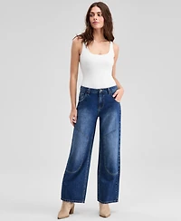 And Now This Women's Seamed Straight-Leg Jeans, Exclusively at Macy's