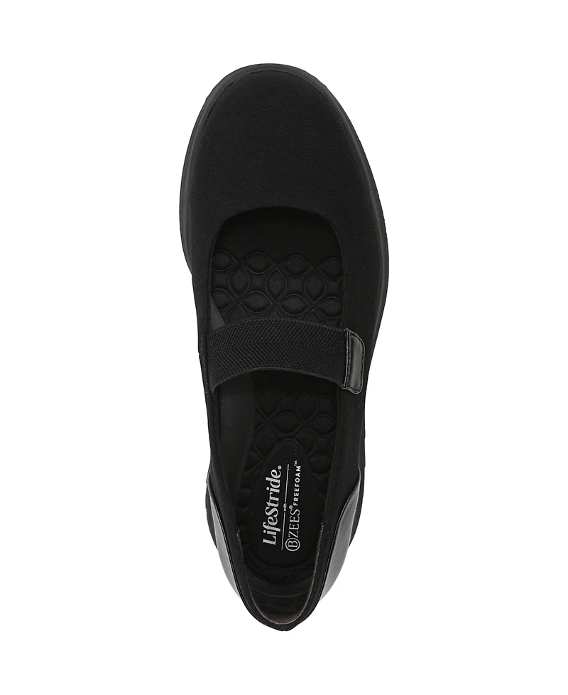 LifeStride Women's Reflection Round Toe Mary Jane Sneakers