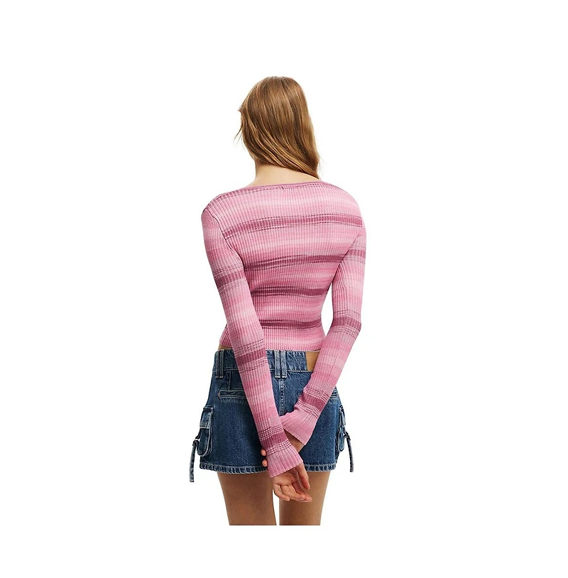 Cotton On Women's Everfine Rib Knit Cardigan
