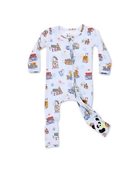 Bellabu Bear Baby Boys or Girls Vintage Suitcases Convertible Footie