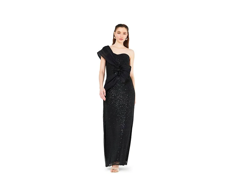 Amri Embellished Sequined Jersey Gown