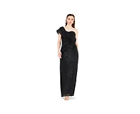 Amri Embellished Sequined Jersey Gown