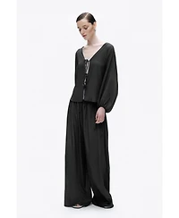 Nocturne Women's Flowy Wide Leg Pants