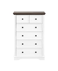 Casainc Tall Bathroom Cabinet Closet Organizers Storage Clothes with 6 Drawers